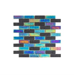 🔷5/$25 WS Tiles Swimming Pool Series Night Sky 12x12 Polish Glass Mosaic Sheet